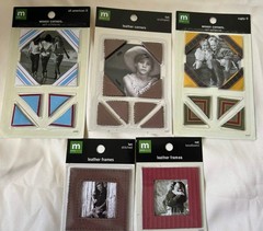 Karen Foster Studio K Metal Frames Corners Embellishments Lot Scrapbooking