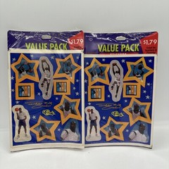 2 SEALED 1993 Vintage Hallmark Shaq O’Neil Stickers 144 Total Party 90s