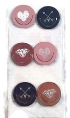 Pink/Navy/Rose Gold Decorative Clips – 6pc