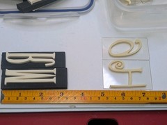 Large Mixed Decorative Letter Lot Craft Scrapbook Wall Decor Alphabet Letters