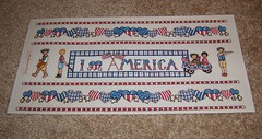 Bo Bunny Sticker Sheet ~ Retired. «I Love America» Patriotic