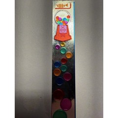 Vintage 1983 Toots Cardesign «Gumballs» 6″ Sticker Strip Foil (#MUS 130CX)