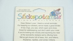 Vintage Stickopotamus Binder Stickers Foil Paris France Eifel Tower Stickers