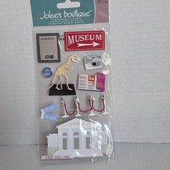 Jolee’s Boutique & More ZOO & MUSEUM Theme Sticker Lot- Lot Of 6