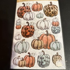 Crafter’s Square Pumpkin Themed Stickers (Brand New) 14 Stickers
