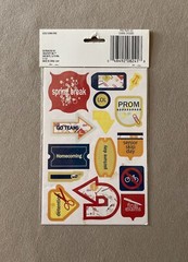 2 Sheets Keepsake Essentials School Stickers~Includes 26 Stickers~New In Package
