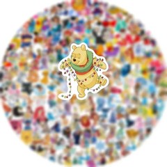 50-300Pcs Disney Mixed Anime Stickers Cute Mickey Princess Decals Toy Gift Lot
