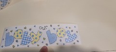 Retired Frances Meyer Our Baby Boy rolls of stickers Frogs & snails scrapbook
