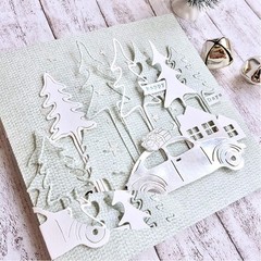 Durable Carbon Steel Die Cut Stencils – Perfect for Scrapbooking & Card Projects