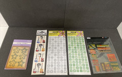 Lot of 50 Large Scrapbooking Lot Stickers Dimensional Stickers Stickers Cut outs