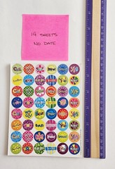 Vtg Stickers LOT Paper Magic Group Over 100 Sheets Teacher Reward Motivational