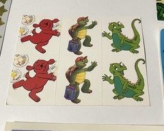 Vintage Sticker LOT 1980s 90s Some Rare Sheets Hallmark Video Game + Dinosaurs