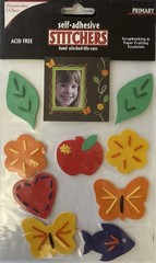 PRIMARY SHAPE STITCHERS Dimensional Stickers(9pc) Butterflies•Flower•Card Making