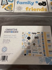 2018 Creative Memories Imagine That 3 Sheets Designer Stickers