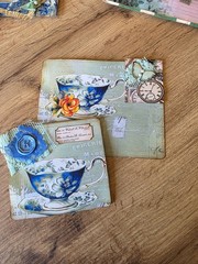 Shabbydabbydoodah Style Junk Journal Embelishment Kit 1st Class Mail Envelope