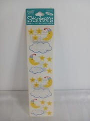 Frances Meyer Stickers Stars & Moon Pack 2 Sheets ST 718 Vintage New! Made in US