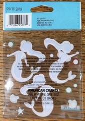 Jolees MERMAIDS BEACH OCEAN SUMMER GIRLS SEASHELL Star Bubble Scrapbook Stickers