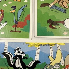 Vintage Looney Tunes Sticker Sheets Lot of 3 1993 Hallmark Bugs Road Runner