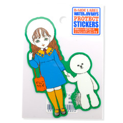 Dog-Walk Poodle Girlie ✦ B-Side Label Sticker