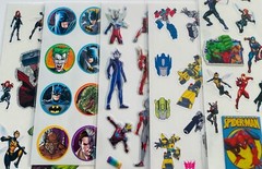 10 Sticker sheets Disney Pixar Marvel Mickey Mouse Themed Princess Super Heroes