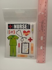 Nurse Stickers Medical Scrapbook Stickers Nurse, Medical Crafts Double Sided