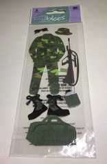 Military Army Scrapbook Stickers Sealed Set Of 2 Packs
