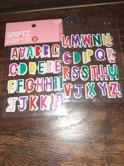 ARTSKILLS GLITTER VARITY PACK SHAPES AND LETTERS STICKERS SET-4 PACK W/BONUSES