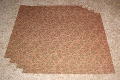 Daisy D’s Vintage Scrapbook Paper(4)….Christmas Berries Pinecone