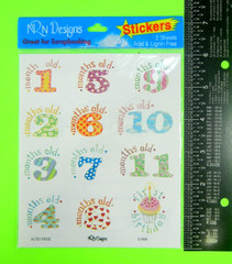NRN Designs Baby’s Milestones 2 Sheet Sticker Pack