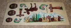 Stamping Station Clear Sticker Sheet ~ Travel…Yellowstone National Park (2001)