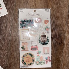 Paper studio la petites sticker lot 10 Dimensional Stickers – Sealed 2018 – 2019