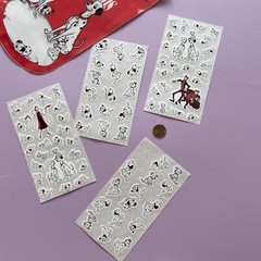 Vtg Disney Store Stickers Disney 101 Dalmatians Animations Puppies Cute!