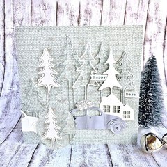 Durable Carbon Steel Die Cut Stencils – Perfect for Scrapbooking & Card Projects
