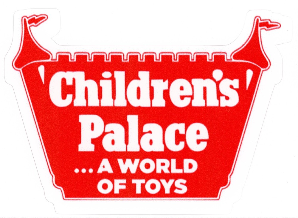 Children’s Palace Toy Store Logo Sticker (Reproduction)