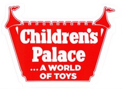 Children’s Palace Toy Store Logo Sticker (Reproduction)