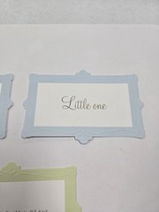 Creative Memories Set Of 11 Baby Title Scrapbook Die Cuts Blue Yellow Green