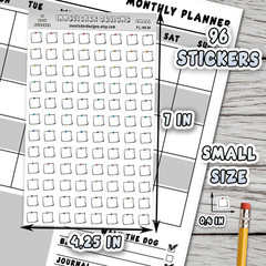 Note Stickers, Mini Icon Reminder Planner stickers, Journals, Scrapbooks