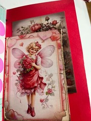 valentines junk journal scrapbook tassel pen clip 62 rabbits pink bow