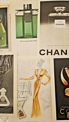 LOT 25 PERFUME COLOGNE BEAUTY Ephemera Pack Print Ads Junk Journal Chanel Arden