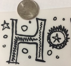 HOLIDAYS WORD RUB-ON Approx.3″x10-1/2″Karen Foster•Christmas •Celebrate•Season••