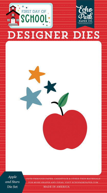 ECHO PARK Designer Die Set Steel Dies – APPLE AND STARS