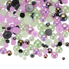 50g Half Pearl Rhinestones, Spring Bloom Series