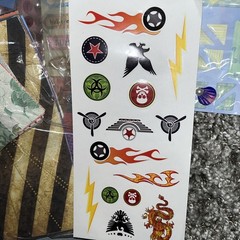 Craft Lot. Scrapbk New Stencils Stickers Stamps. Colorful Paper Sheets/square.
