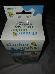 NEW Hello Blink Sticker Maker Refill Pack 10 Rolls: 5 Round 5 Square helloblink
