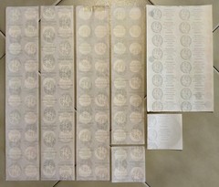 Lot (20+ Mods) Vintage SANDYLION Bright Color Smiley Faces, Expressions Stickers