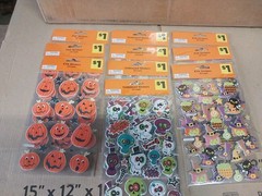 Halloween Stickers 24 Packets Of Stickers & 1 Packet Of Treat Bags
