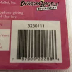 Barbie Liquid Stickers 2010 Mattel Fashion Angel Set of 8 Scrapbook New Open Pkg