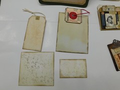 Junk Journal Add-Ons Handmade Tags Card Envelope File Clipboard Ephemera Set 3