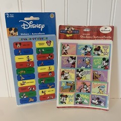 Vintage Disney Mickey Mouse Reward Stickers 2 Packages New Sealed
