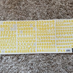 Creative Memories Making Memories Scrapbooking ABC/123 Sticker PC Letters Used